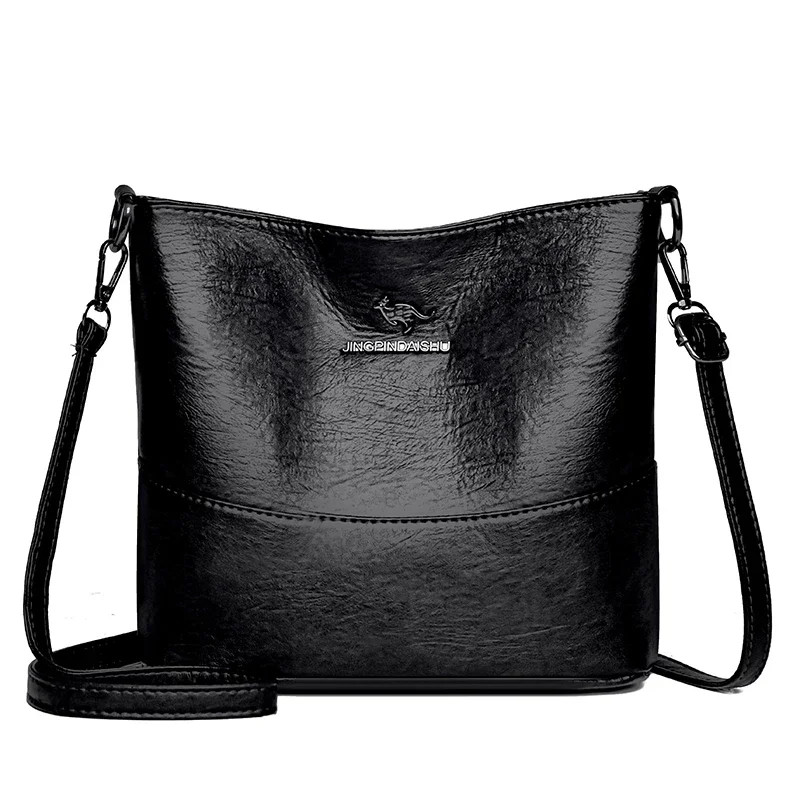 Designer Handbag For Women Soft PU Leather Crossbody Bag Casual Female Shoulder Bag 6