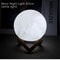 Starry Moon Lamp With Stand LED Night Light For Bedroom Decor Night Lights Kids Gift Moon Lamp 4