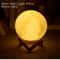Starry Moon Lamp With Stand LED Night Light For Bedroom Decor Night Lights Kids Gift Moon Lamp 5
