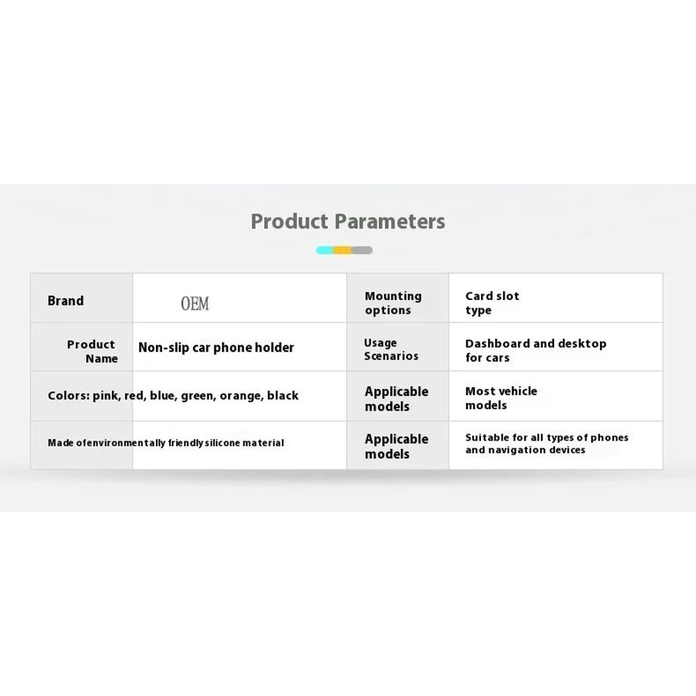 Car Dashboard Phone Stand Creative Silicone Phone Stand Universal Navigation Stand For Car 5