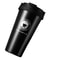Portable Office Coffee Cup, Double-layer Vacuum Thermos, New American Simple Large-capacity Mug with Rope