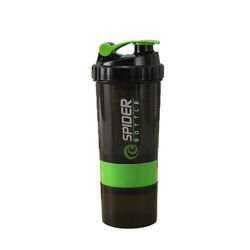fashionable fitness shaker cup with mixing ball, creative large capacity sports water cup