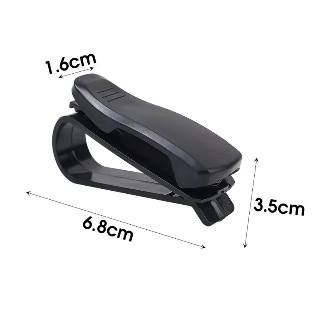 Sunglasses Clip Holder For Auto Sun Visor 1pcs Card Ticket Stand Universal Fastener Car Accessories