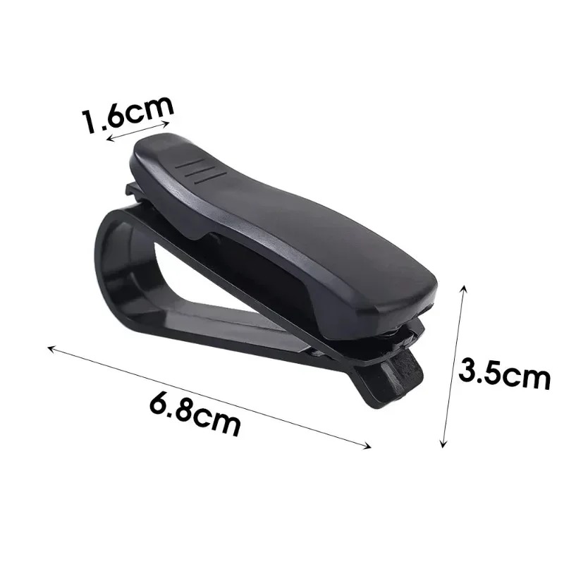 Sunglasses Clip Holder For Auto Sun Visor 1pcs Card Ticket Stand Universal Fastener Car Accessories