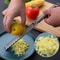 Stainless Steel Garlic Grater, Handheld Cheese Grinder, Vegetable Fruit Grinder, Lemon Zester, Ginger Cheese Grinding