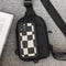 Fashion Black Messenger Bag, Mini Sling Shoulder Chest Bag Casual Chest Bag Backpack Variable Waist Bag Mobile Phone Bag