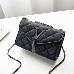 plaid female crossbody bag tassel quilted brand black luxury handbags