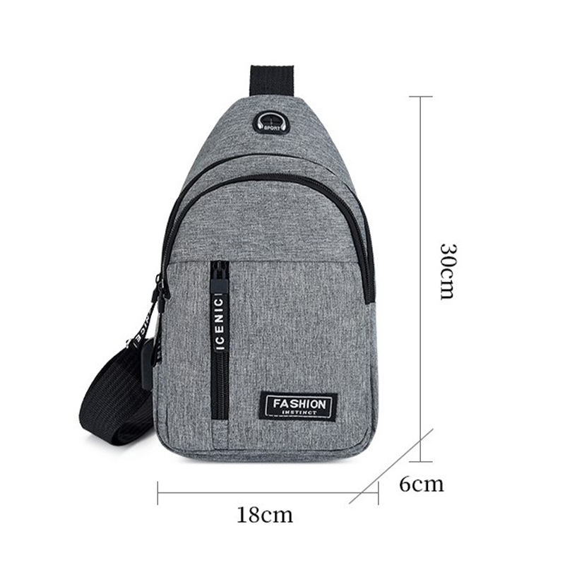 Mens Multifunctional Chest Bag Crossbody Sling Bag Fashionable Shoulder Bags For Travel 6