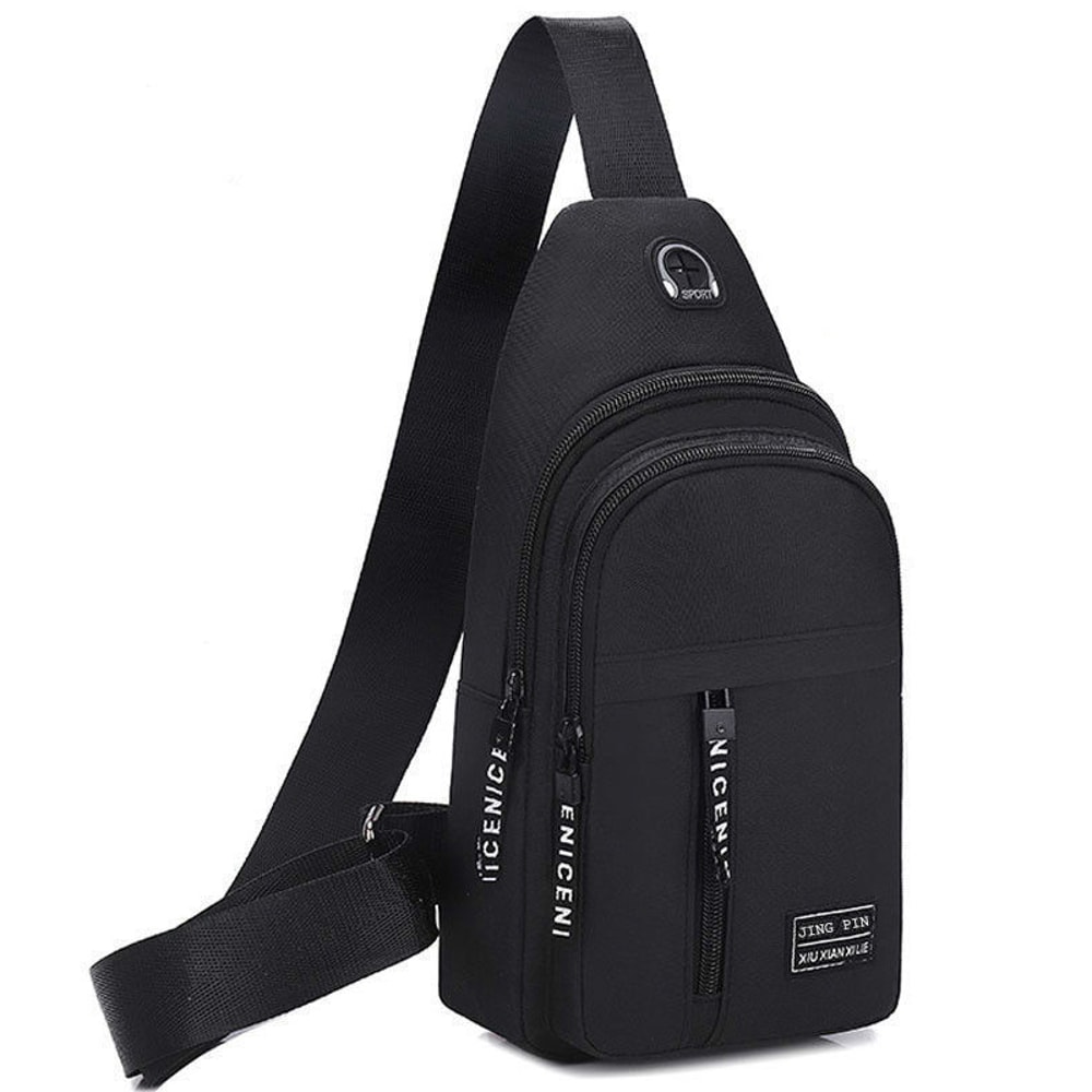 Mens Multifunctional Chest Bag Crossbody Sling Bag Fashionable Shoulder Bags For Travel 0