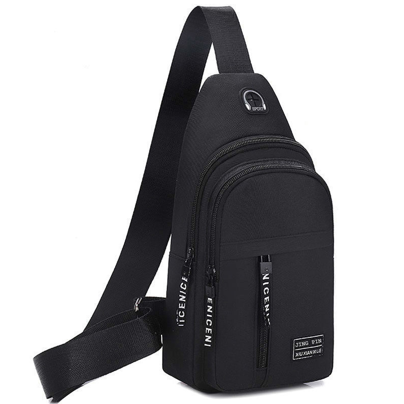 Mens Multifunctional Chest Bag Crossbody Sling Bag Fashionable Shoulder Bags For Travel 0
