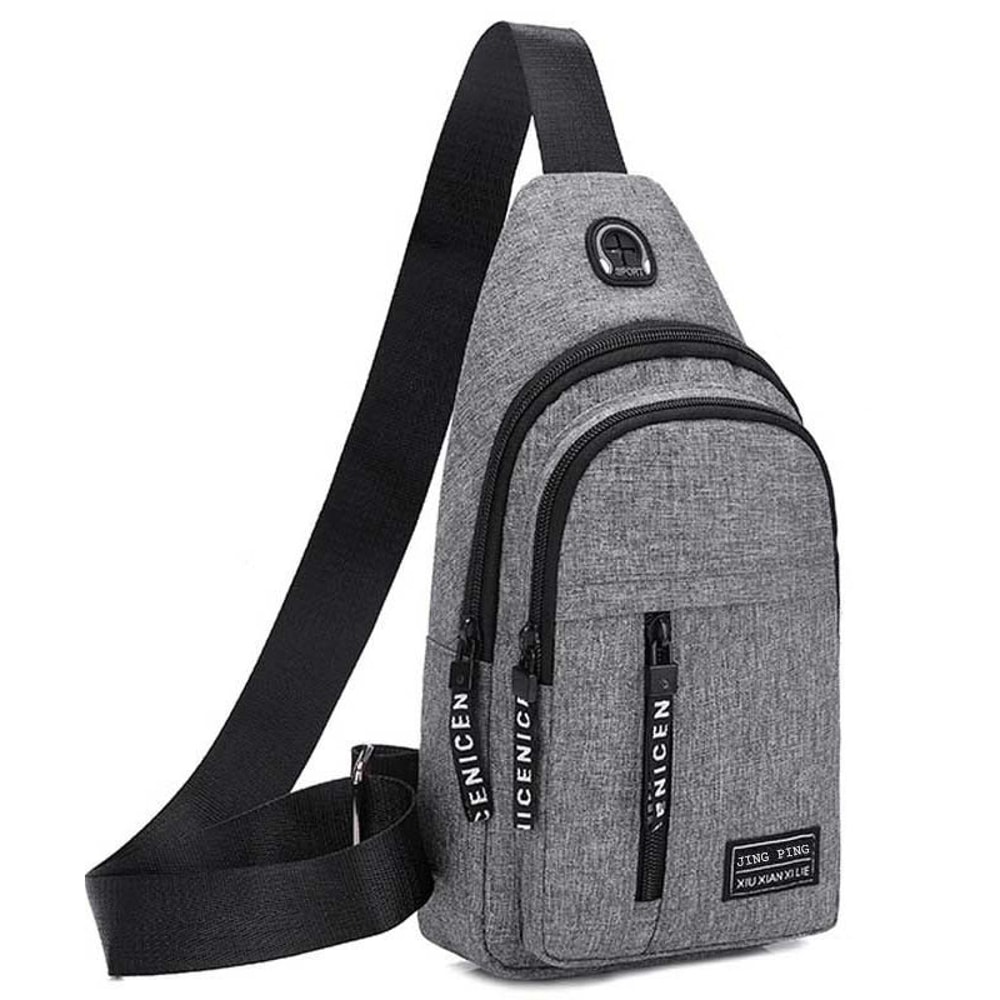 Mens Multifunctional Chest Bag Crossbody Sling Bag Fashionable Shoulder Bags For Travel 4