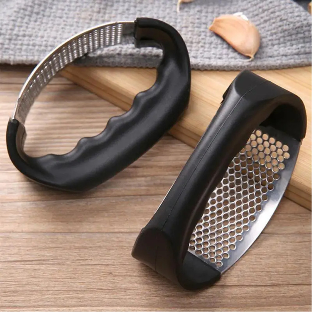 Stainless Steel Garlic Press Crusher Manual Minced Garlic Chopped Garlic Cutting Mince Tools Fruit Vegetable Tool Kitchen Gadget