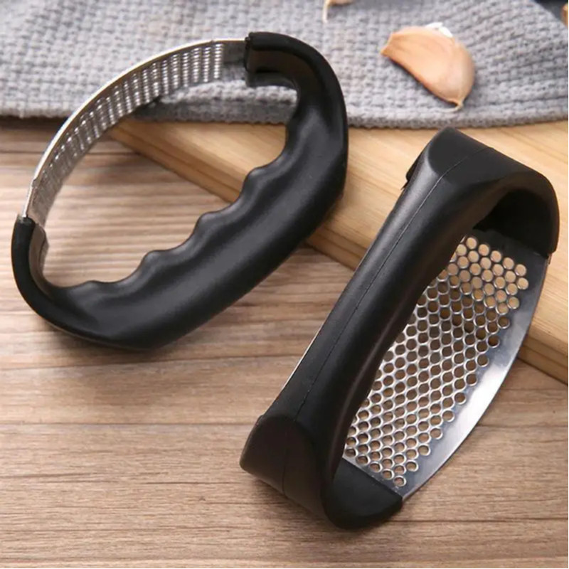 Stainless Steel Garlic Press Crusher Manual Minced Garlic Chopped Garlic Cutting Mince Tools Fruit Vegetable Tool Kitchen Gadget