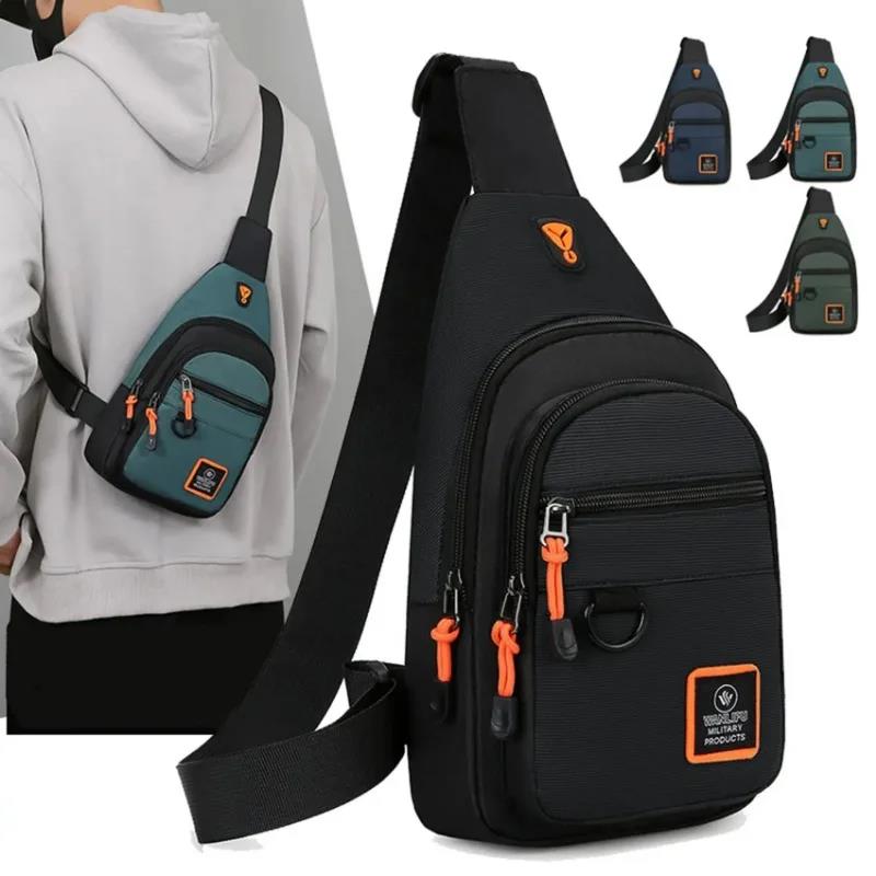 Business Chest Crossbody Portable New Men Shoulder Bag MultiLayer Single 5