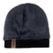 Solid Color Unisex Winter Hats Knitted Beanie Cap With Fur Lining For Men And Women Warm Sports Out 8