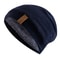Solid Color Unisex Winter Hats Knitted Beanie Cap With Fur Lining For Men And Women Warm Sports Out 2