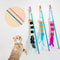 Funny Cat Stick New Elastic String With Feather Toy Imitated Furs Bug Suitable For Cats 3