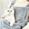 Cozy Pet Carrier Apron, Ideal for Small Cats and Dogs, Outdoor Winter Travel, Cat Sleeping Features