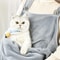 Cozy Pet Carrier Apron, Ideal for Small Cats and Dogs, Outdoor Winter Travel, Cat Sleeping Features