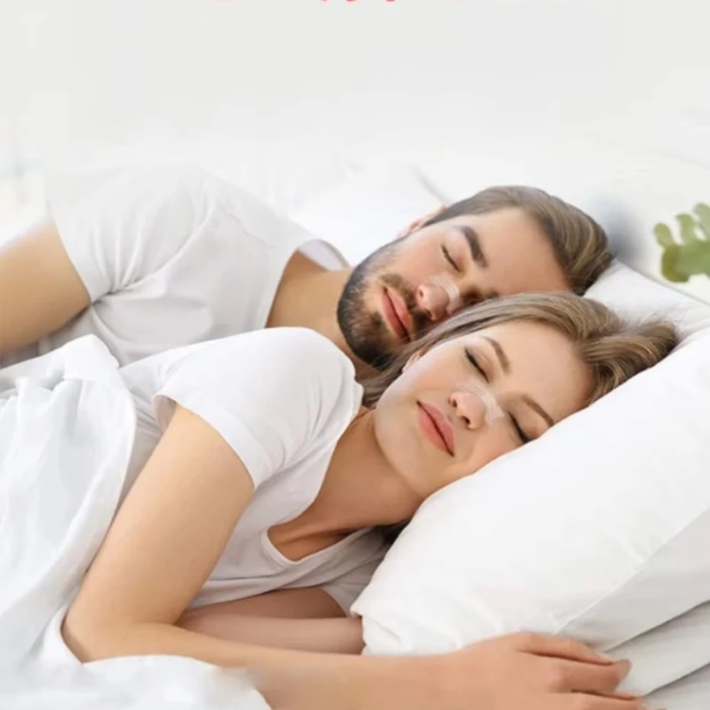 Breathable Nasal Patch for Snoring Relief, Physical Expansion Correction for Adults Sleep, Ventilation Nasal Patch