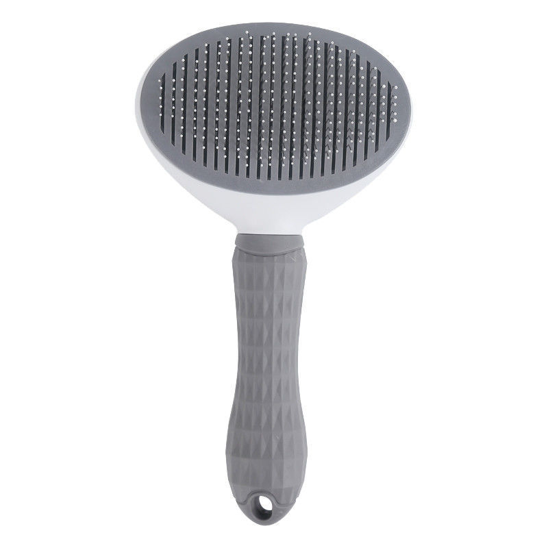 Automatic Pet Hair Removal Brush Stainless Steel Dog Hair Comb Cat Grooming Supplies 2