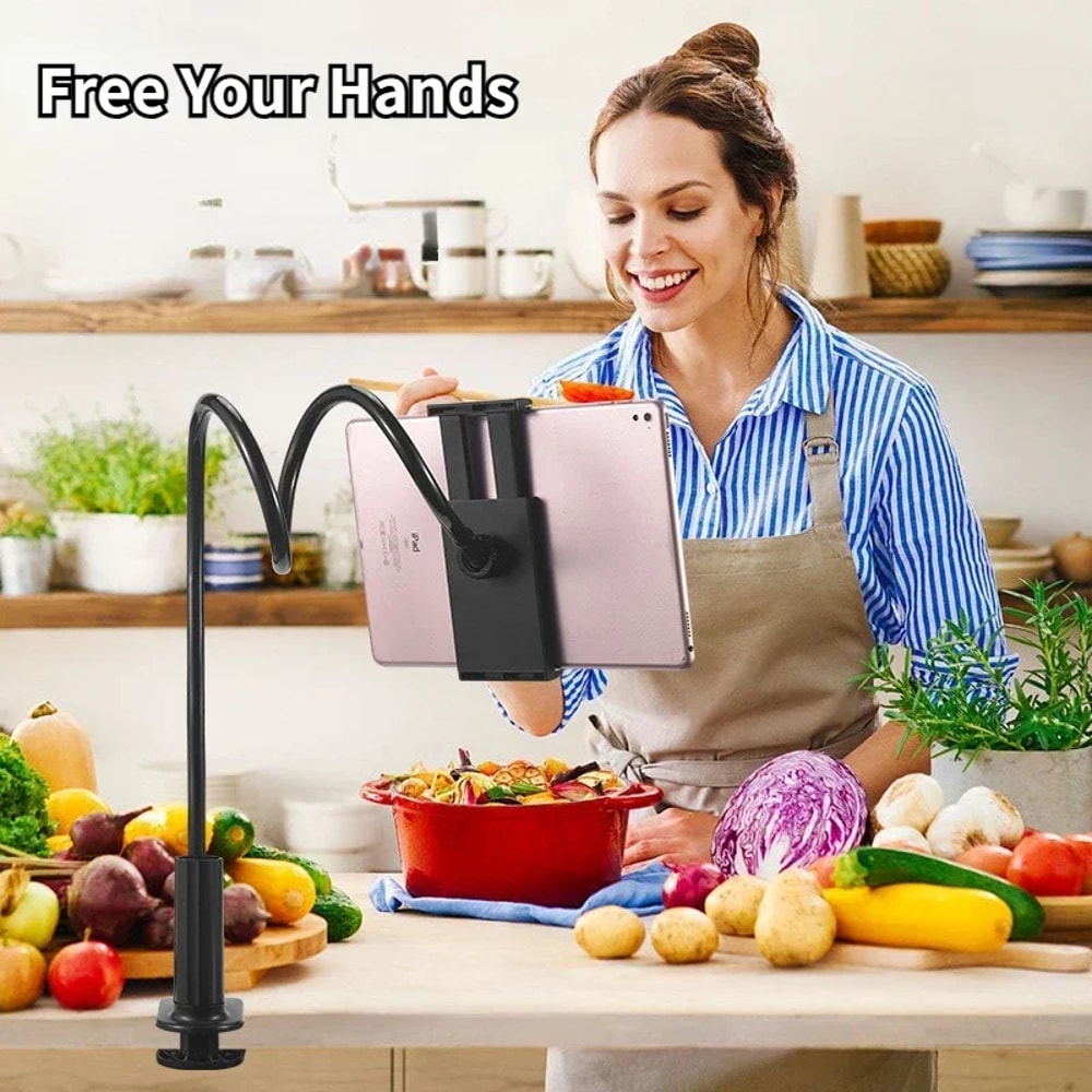 Lazy Bedside Ipad Tablet Holder Mobile Phone Stand Desktop Cantilever Support Bracket For Cooking W