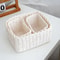 3pcs Handmade Straw Woven Soft Round Paper Rope Storage Basket For Organizing Decorative Storage Bi 0