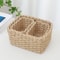 3pcs Handmade Straw Woven Soft Round Paper Rope Storage Basket For Organizing Decorative Storage Bi 3