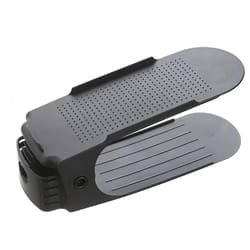 adjustable stacker storage space saver, double deck shoe organizer