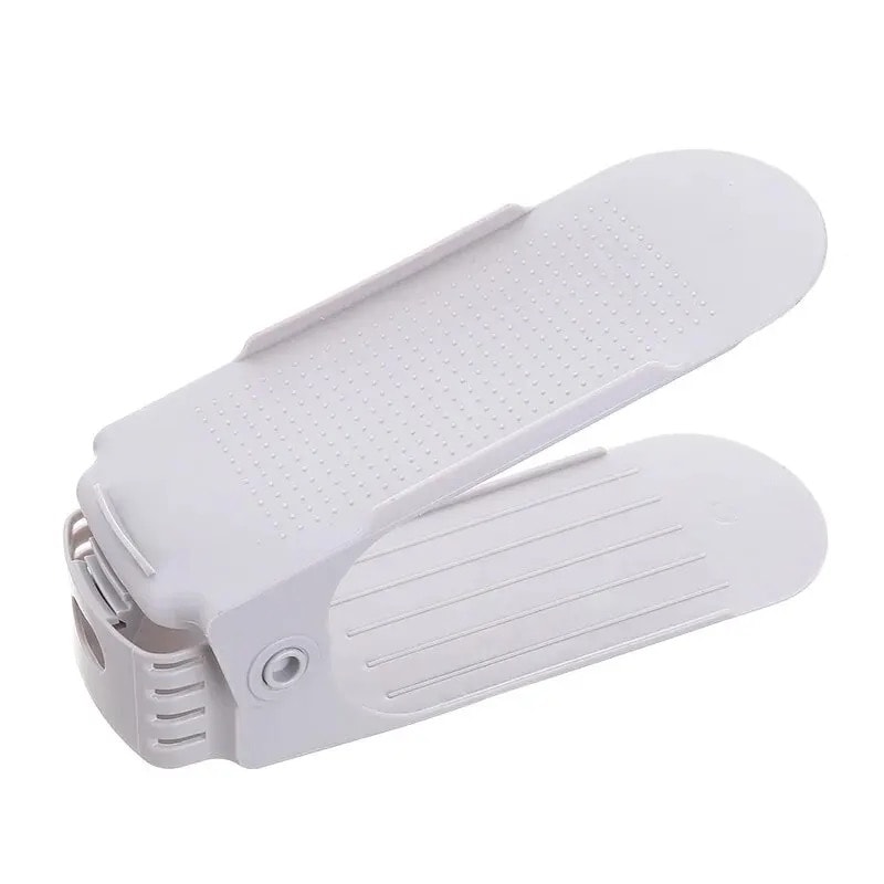 Adjustable Stacker Storage Space Saver Double Deck Shoe Organizer 2