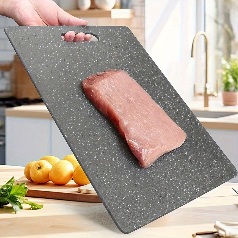 Durable Extra Large Cutting Board NonSlip Comfort Grip Dishwasher Safe Imitation Marble 0