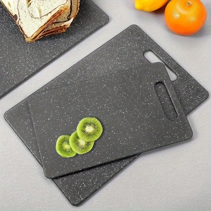 Durable Extra Large Cutting Board NonSlip Comfort Grip Dishwasher Safe Imitation Marble 3