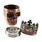 Skull Mode Herb Grinder Pipe – Tobacco Smoking Pipe, Gift Idea for Hookah Lovers
