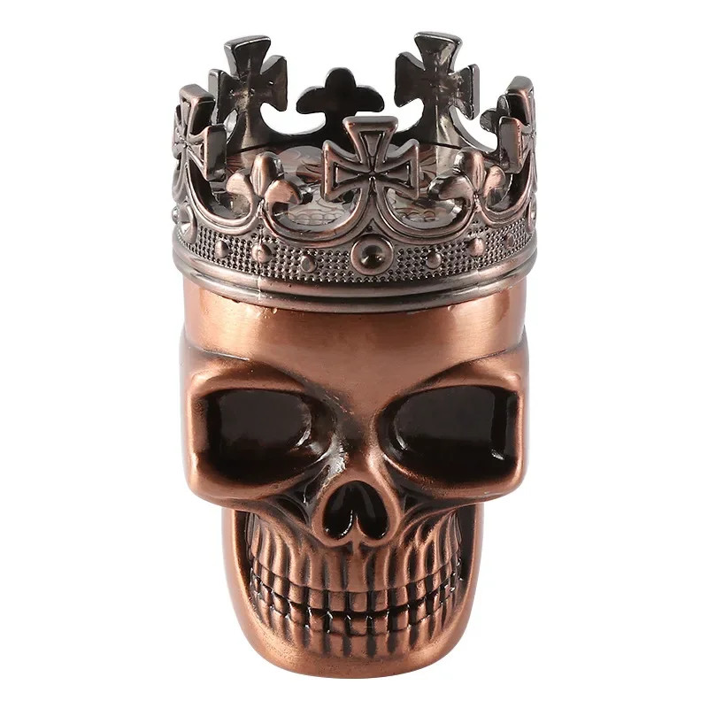 Skull Mode Herb Grinder Pipe – Tobacco Smoking Pipe, Gift Idea for Hookah Lovers