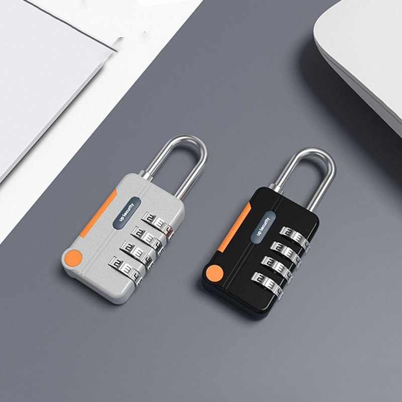 Zinc Alloy Combination Lock, Travel Safe Padlock for Suitcases and More