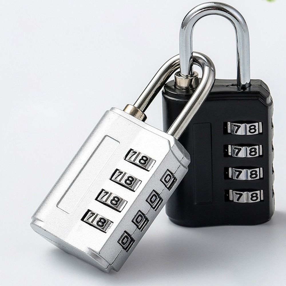 Zinc Alloy Combination Lock, Travel Safe Padlock for Suitcases and More