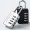Zinc Alloy Combination Lock, Travel Safe Padlock for Suitcases and More