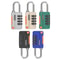Zinc Alloy Combination Lock, Travel Safe Padlock for Suitcases and More