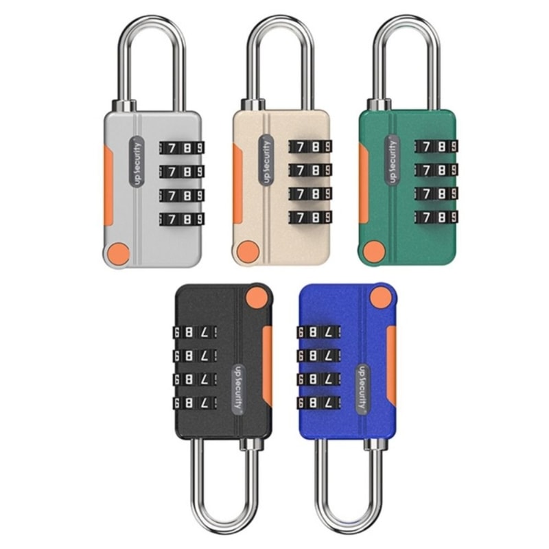 Zinc Alloy Combination Lock, Travel Safe Padlock for Suitcases and More