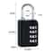 Zinc Alloy Combination Lock, Travel Safe Padlock for Suitcases and More