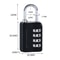 Zinc Alloy Combination Lock, Travel Safe Padlock for Suitcases and More