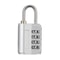 Zinc Alloy Combination Lock, Travel Safe Padlock for Suitcases and More