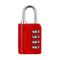 Zinc Alloy Combination Lock, Travel Safe Padlock for Suitcases and More