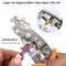 Adjustable Electrical Wire Stripping Pliers Terminal Hand Tool