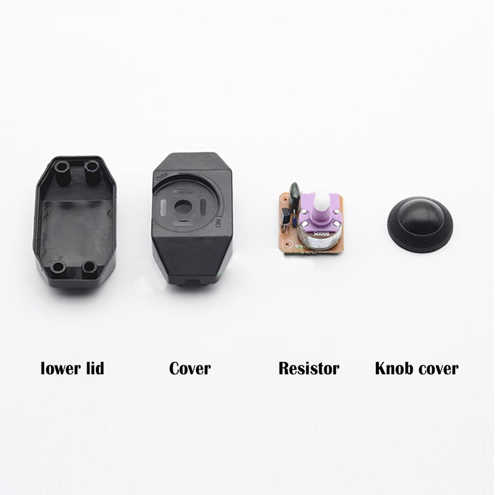 Adjustable Dimmer Knob Controller For Lamp Dimming Table Light OnOff Switch 6