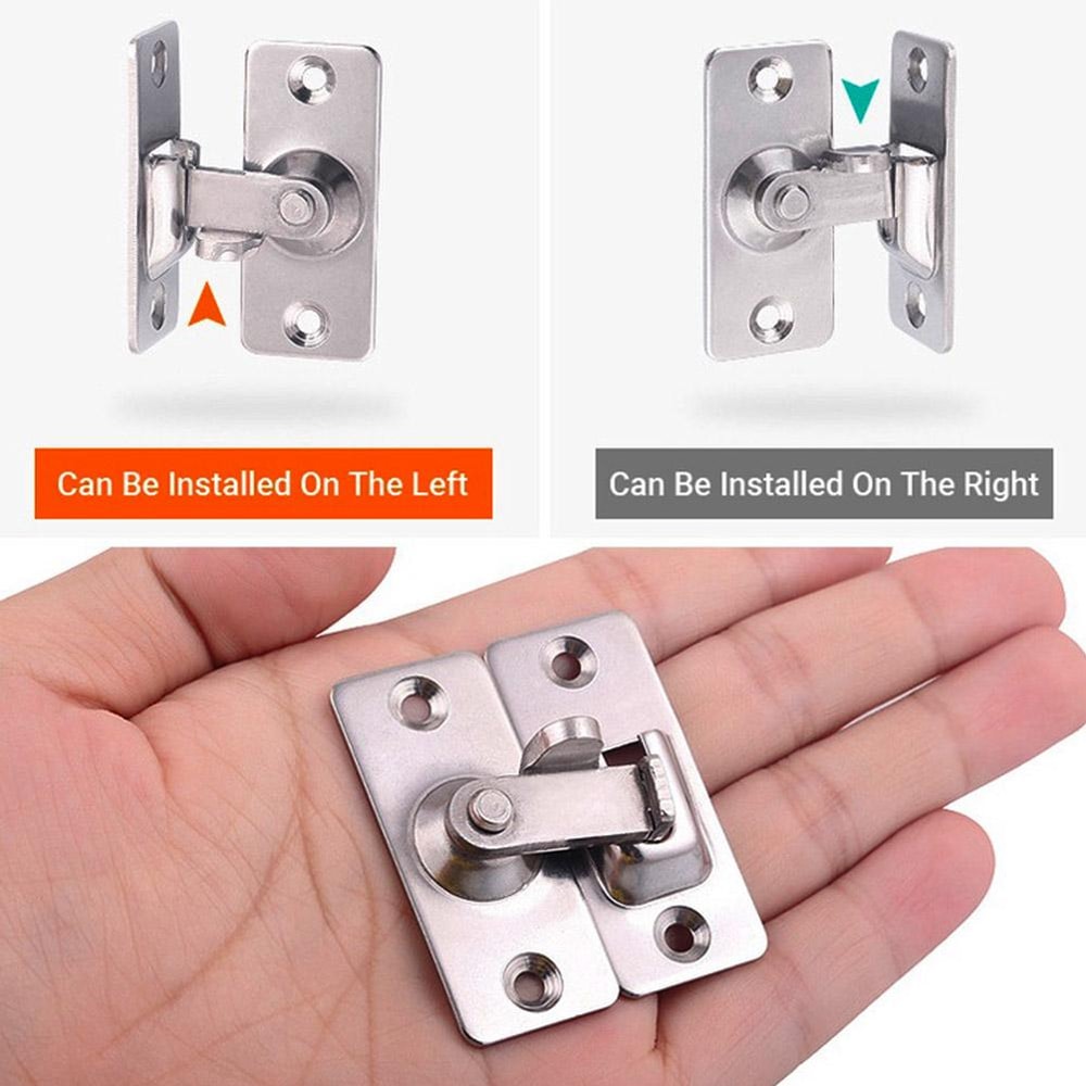 Sliding Barn Door Lock Steel Latch Bolt For Cabinet And Closet Doors 5