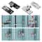 Sliding Barn Door Lock Steel Latch Bolt For Cabinet And Closet Doors 7