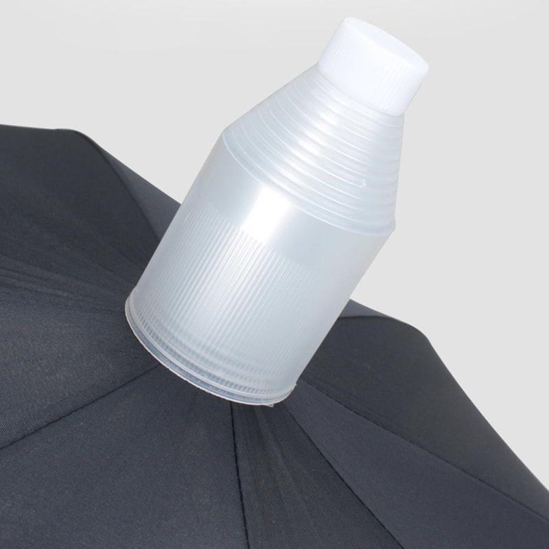 Umbrella Waterproof Sleeve, Transparent Telescopic Cover, Non-Drip Retractable Umbrella Protection