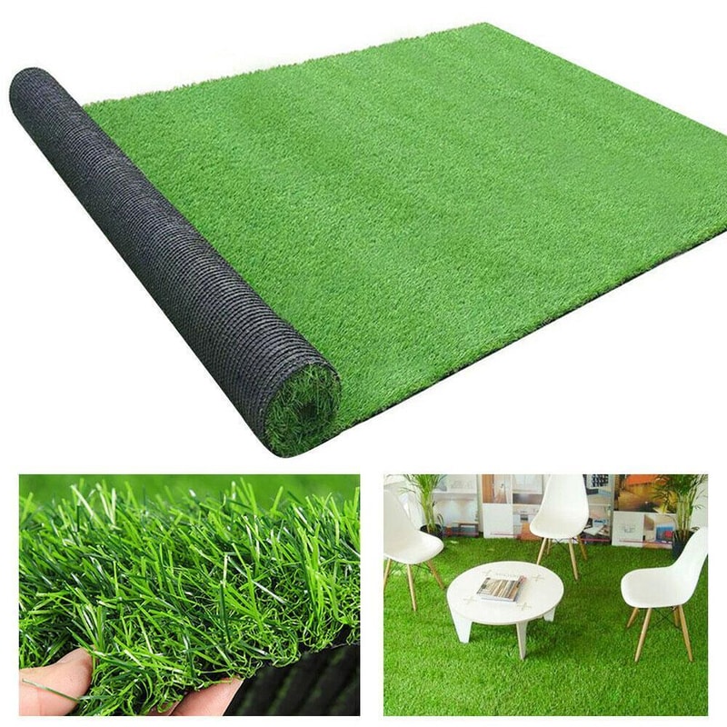 Fake Grass Lawn Carpet Artificial Plant Turf For Garden Landscaping 0