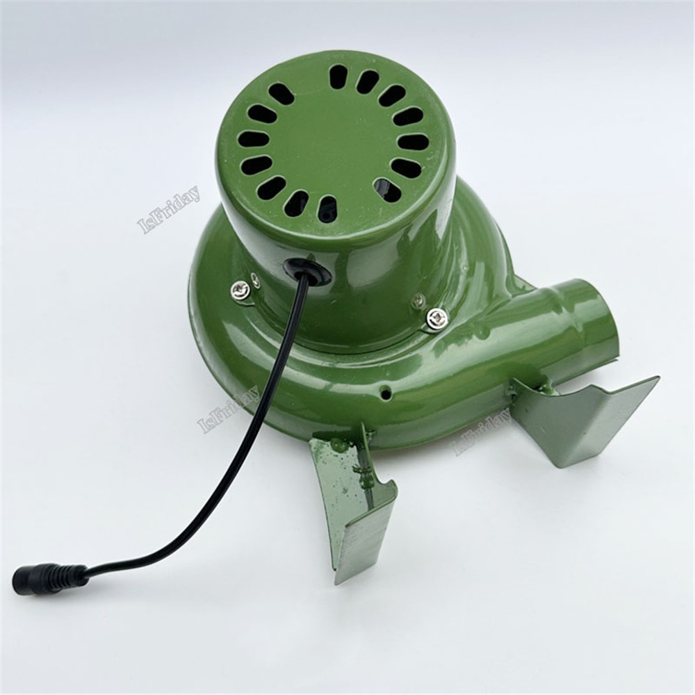 BBQ Fan Electric Blower Mini Blacksmith Forges Blower With Speed Adapter Adjustable Air Speed 4